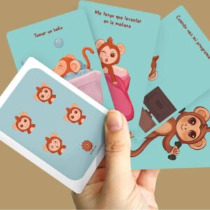 Termometro de las emociones Mono Cartas