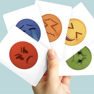 Emojis en acción cartas