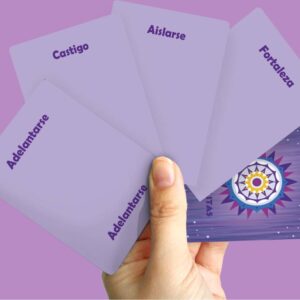 Cartas proyectivas moradas Palabras